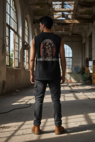 Mens Sleeveless Tank Top Black XL