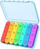 Pill Organizer Travel, Weekly Pill Organizer, Pill Box, Pill Cases Organizers, Daily Pill Box Organizer