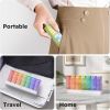 Weekly Pill Organizer 3X a Day, Detachable Pill Box 7 Day, Large 3 Times Daily Pill Case, Travel Pill Container Holder