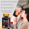 Extra Strength Maca Herbal Supplement Capsules 1900MG, Natural Dietary Pills to Support Hormonal Balance & Daily Energy Endurance for Adult Men