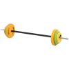 Adjustable Barbell Weight Set 44 Lbs with Non-Slip Handle for Home Gym Fitness Exercise Equipment