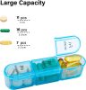 Pill Organizer, Weekly Cases Medicine Organizers to Hold Vitamins and Medication