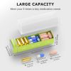 Weekly Pill Organizer 3X a Day, Detachable Pill Box 7 Day, Large 3 Times Daily Pill Case, Travel Pill Container Holder