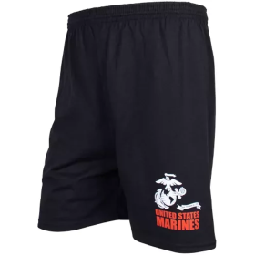 Men's Black Running Short - United States Marines Large