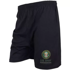 Men's Black Running Short - U.S. Army Logo XL