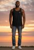 Men's Tank Top Black Large