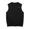 Unisex Tank Top Black Medium Regular Fit