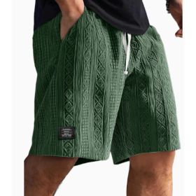 Mens Stylish Casual And Comfortable Shorts (Option: GREEN A-4XL)