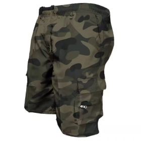 Men's Casual Work Pants Loose Summer (Option: Camouflage Green-M)