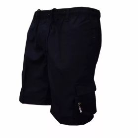 Men's Casual Work Pants Loose Summer (Option: Black-M)