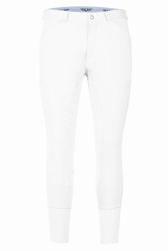 TuffRider Men's Full Seat Patrol Breeches (Color: White, size: 28)