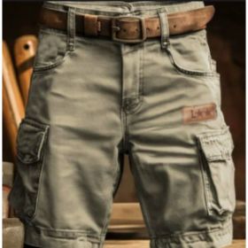 European And American Digital Printing Stylish Shorts Without Belt (Option: L-RW03271234567)