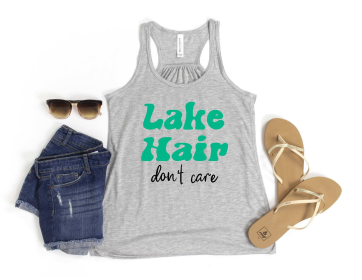 Lake hair Don't care Women's Tank Top (size: small)