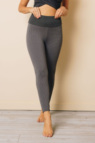 Ellie Butt Lifting Yoga Gym Leggings (Color: Black, size: medium)