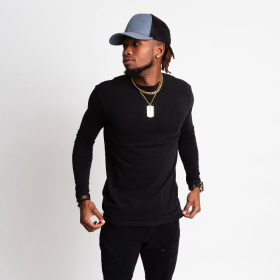 '22 Athletic Long Sleeve (Color: Black, size: small)