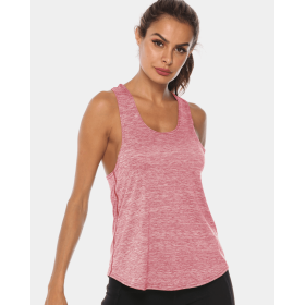 JupiterGear Scoop-Neck Long Tank Top (Color: Blush Pink, size: 3XL)