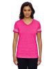 Ladies' Football T-Shirt - BLACK/ WHITE - 2XL