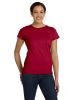 Ladies' Fine Jersey T-Shirt - VINTAGE BURGUNDY - XS
