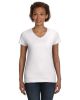 Ladies' V-Neck Fine Jersey T-Shirt - BLACK - S