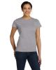 Ladies' Fine Jersey T-Shirt - VINTAGE BURGUNDY - XS