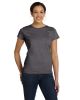 Ladies' Fine Jersey T-Shirt - VINTAGE BURGUNDY - XS