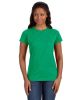 Ladies' Fine Jersey T-Shirt - VINTAGE BURGUNDY - XS