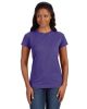 Ladies' Fine Jersey T-Shirt - VINTAGE BURGUNDY - XS