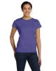 Ladies' Fine Jersey T-Shirt - VINTAGE BURGUNDY - XS
