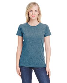 Ladies' Fine Jersey T-Shirt - VINTAGE BURGUNDY - XS (Color: VINTAGE INDIGO, size: 2XL)