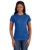 Ladies' Fine Jersey T-Shirt - VINTAGE BURGUNDY - XS