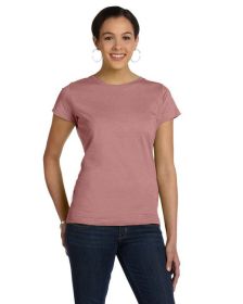 Ladies' Fine Jersey T-Shirt - VINTAGE BURGUNDY - XS (Color: MAUVELOUS, size: M)