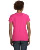 Ladies' V-Neck Fine Jersey T-Shirt - BLACK - S