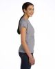 Ladies' Fine Jersey T-Shirt - VINTAGE BURGUNDY - XS