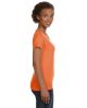Ladies' V-Neck Fine Jersey T-Shirt - BLACK - S
