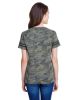 Ladies' Football T-Shirt - BLACK/ WHITE - 2XL
