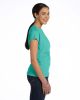 Ladies' Fine Jersey T-Shirt - VINTAGE BURGUNDY - XS