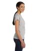 Ladies' Fine Jersey T-Shirt - VINTAGE BURGUNDY - XS