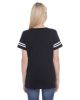 Ladies' Football T-Shirt - BLACK/ WHITE - 2XL