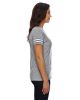 Ladies' Football T-Shirt - BLACK/ WHITE - 2XL