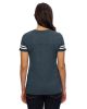 Ladies' Football T-Shirt - BLACK/ WHITE - 2XL