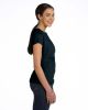 Ladies' Fine Jersey T-Shirt - VINTAGE BURGUNDY - XS