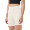 Women's High Waist Biker Shorts Tummy Control Pants Athletic Leggings Spandex Booty Shorts with 6.3In Inseam No Front Seam for Workout Yoga Running Vo