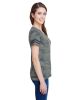 Ladies' Football T-Shirt - BLACK/ WHITE - 2XL