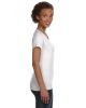 Ladies' V-Neck Fine Jersey T-Shirt - BLACK - S