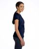 Ladies' Fine Jersey T-Shirt - VINTAGE BURGUNDY - XS