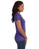 Ladies' Fine Jersey T-Shirt - VINTAGE BURGUNDY - XS
