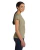 Ladies' Fine Jersey T-Shirt - VINTAGE BURGUNDY - XS