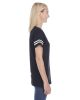 Ladies' Football T-Shirt - BLACK/ WHITE - 2XL