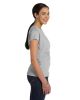 Ladies' Fine Jersey T-Shirt - VINTAGE BURGUNDY - XS
