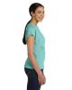 Ladies' Fine Jersey T-Shirt - VINTAGE BURGUNDY - XS